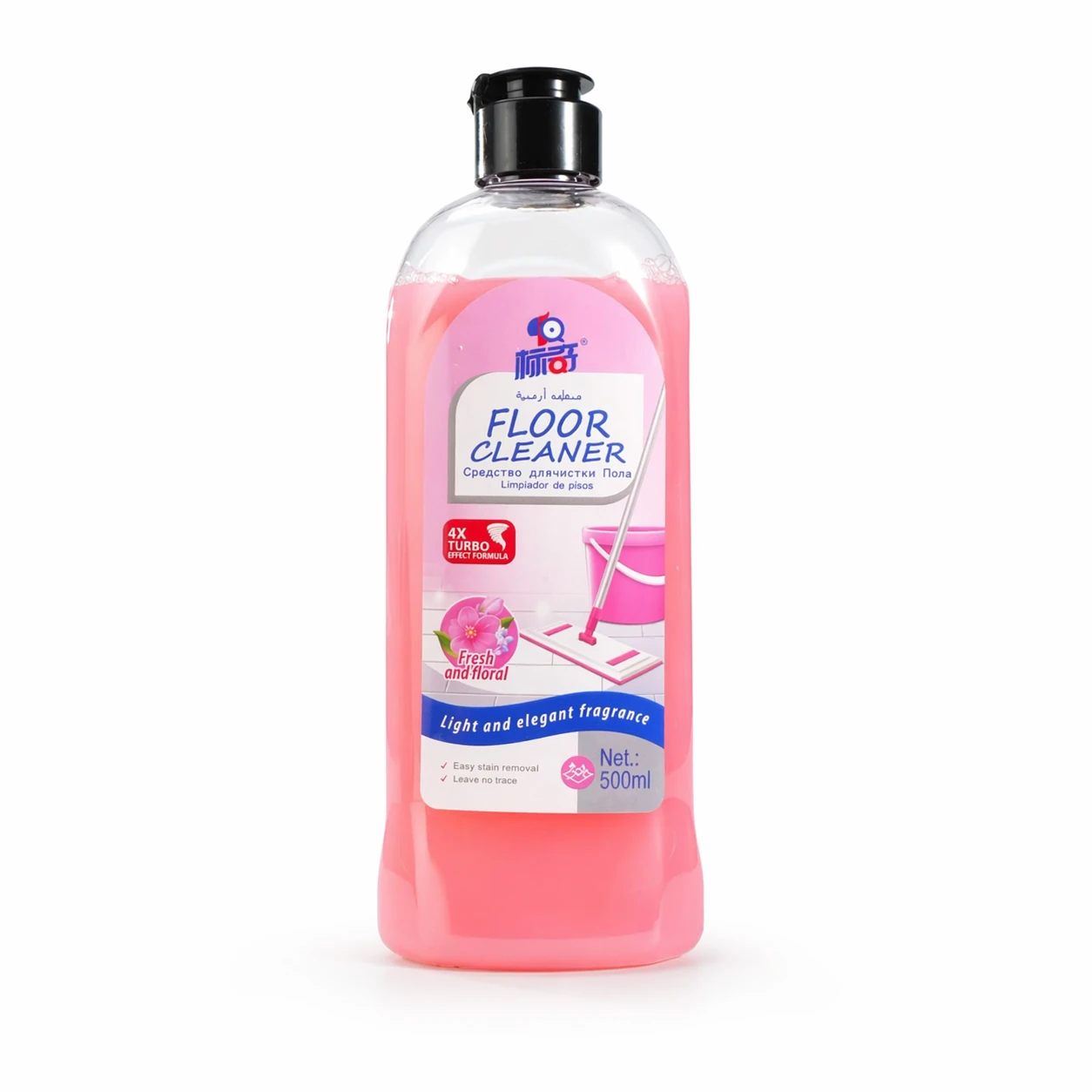 Daily Floor Cleaner floral pink bottle view
