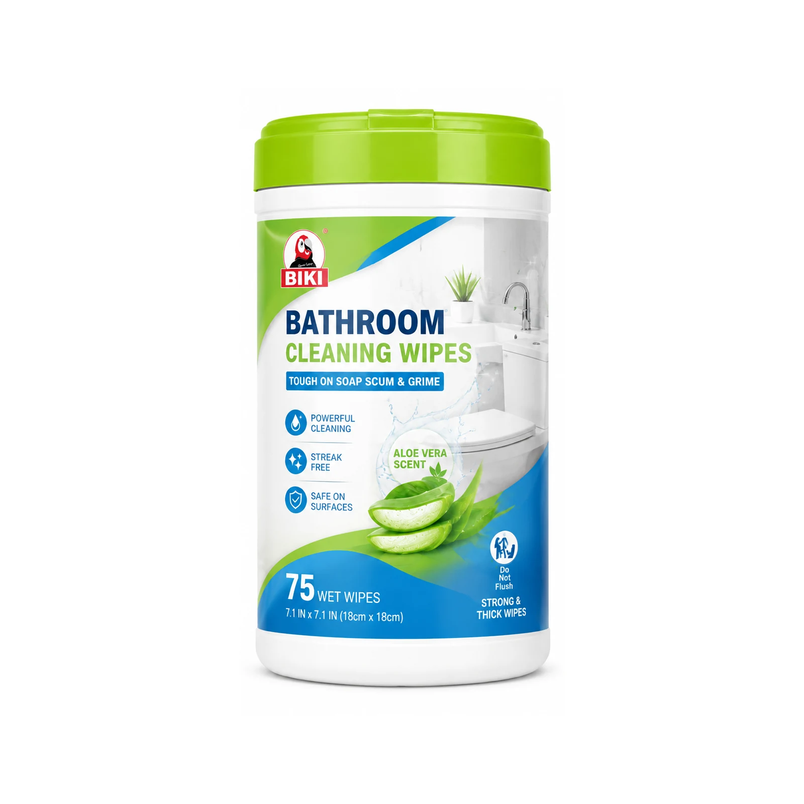 Bathroom & Toilet Cleaning Wipes Canister