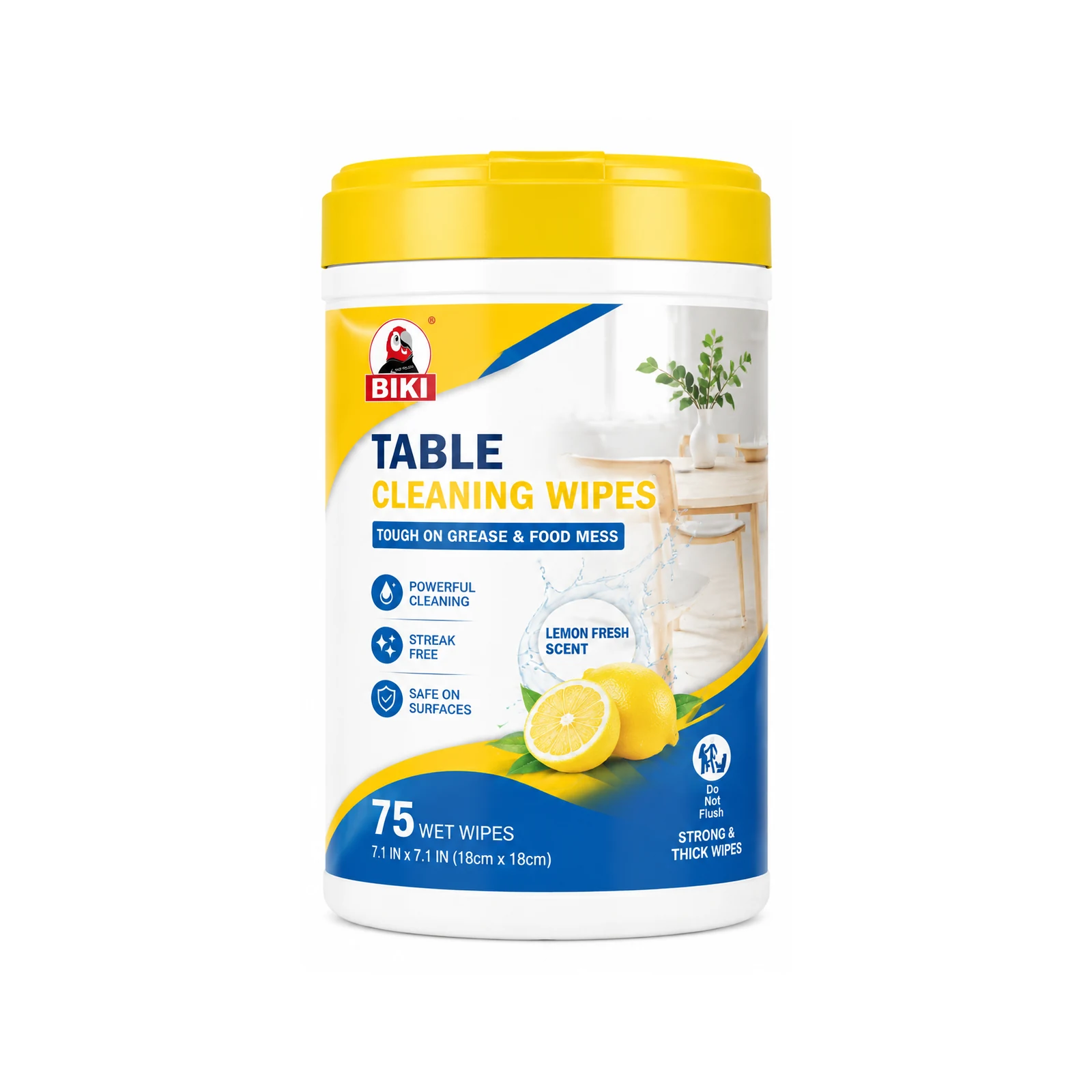 Dining Table Cleaning Wipes Canister