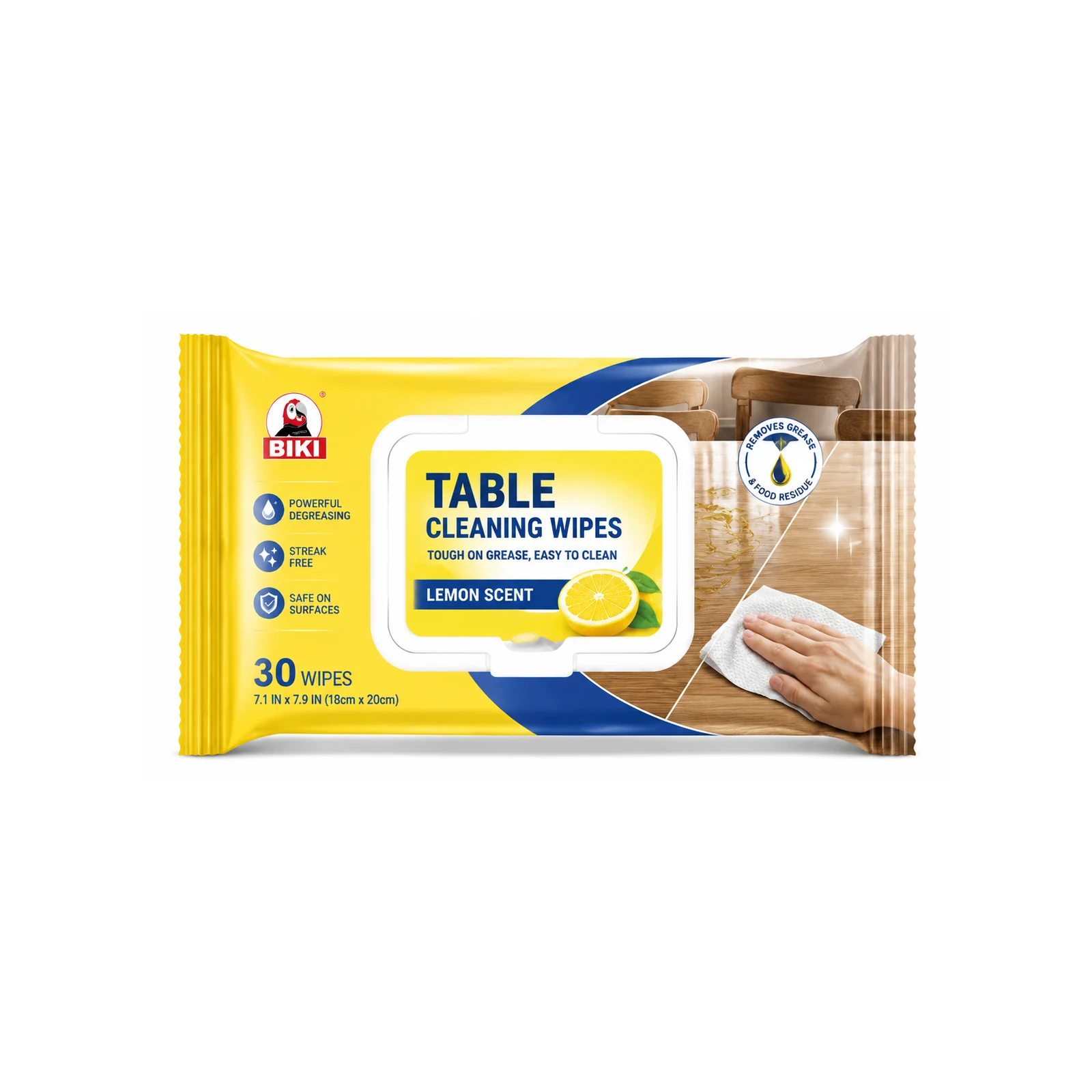 Dining Table Cleaning Wipes Soft Pack