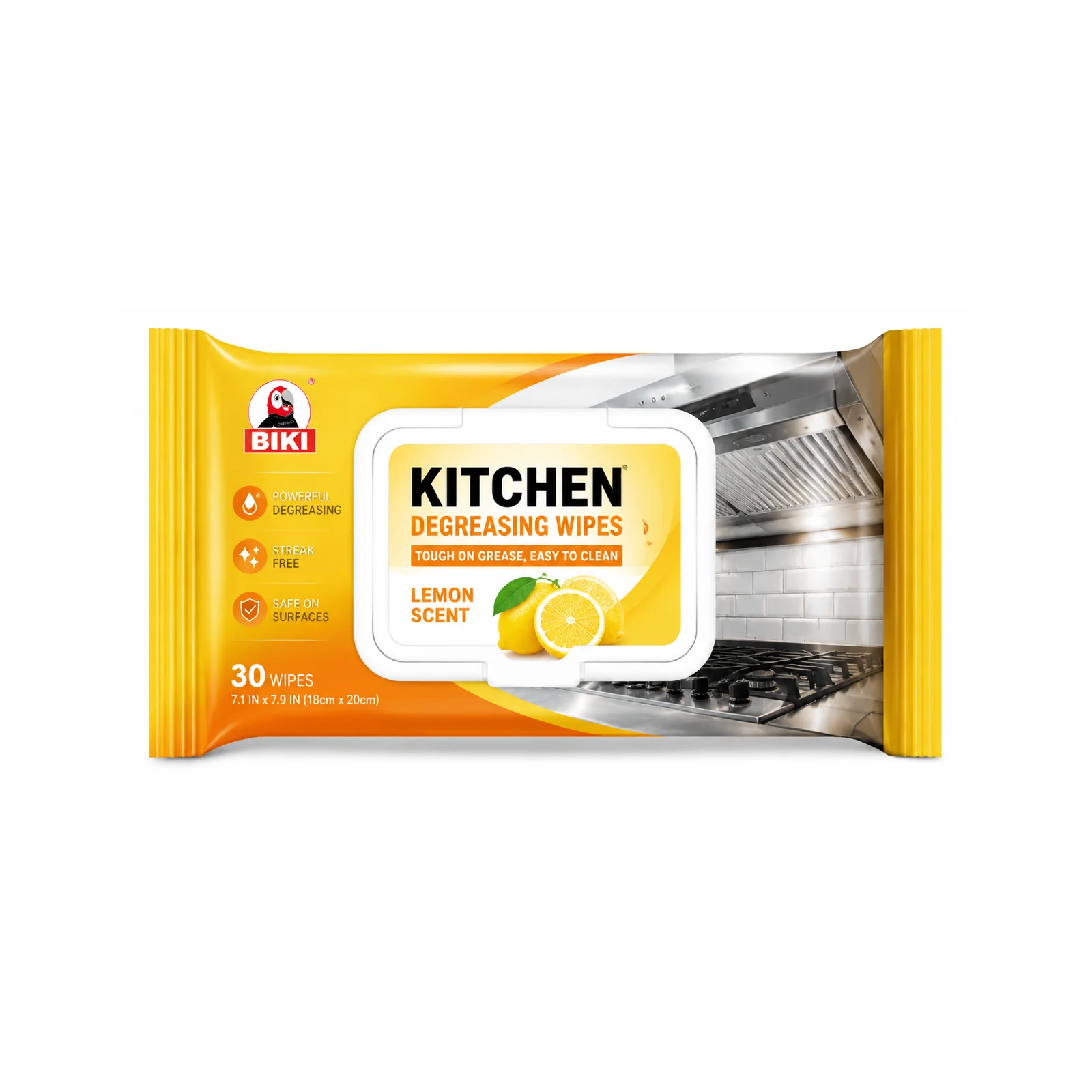 Kitchen Degreasing Wipes Soft Pack