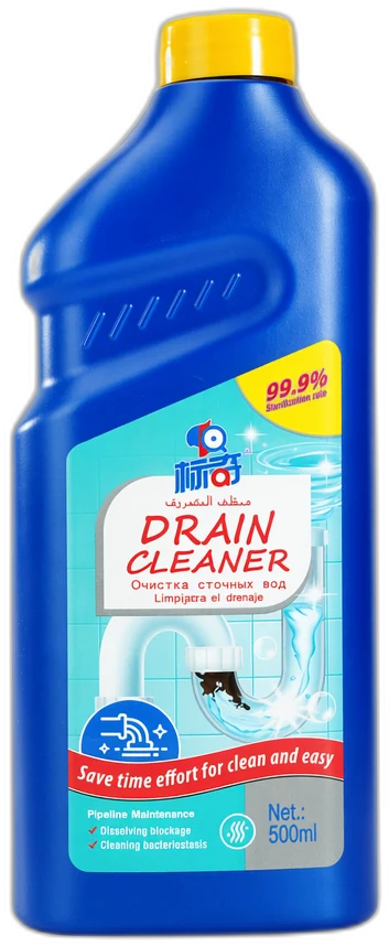 Drain Cleaning Liquid product for bathroom drain care