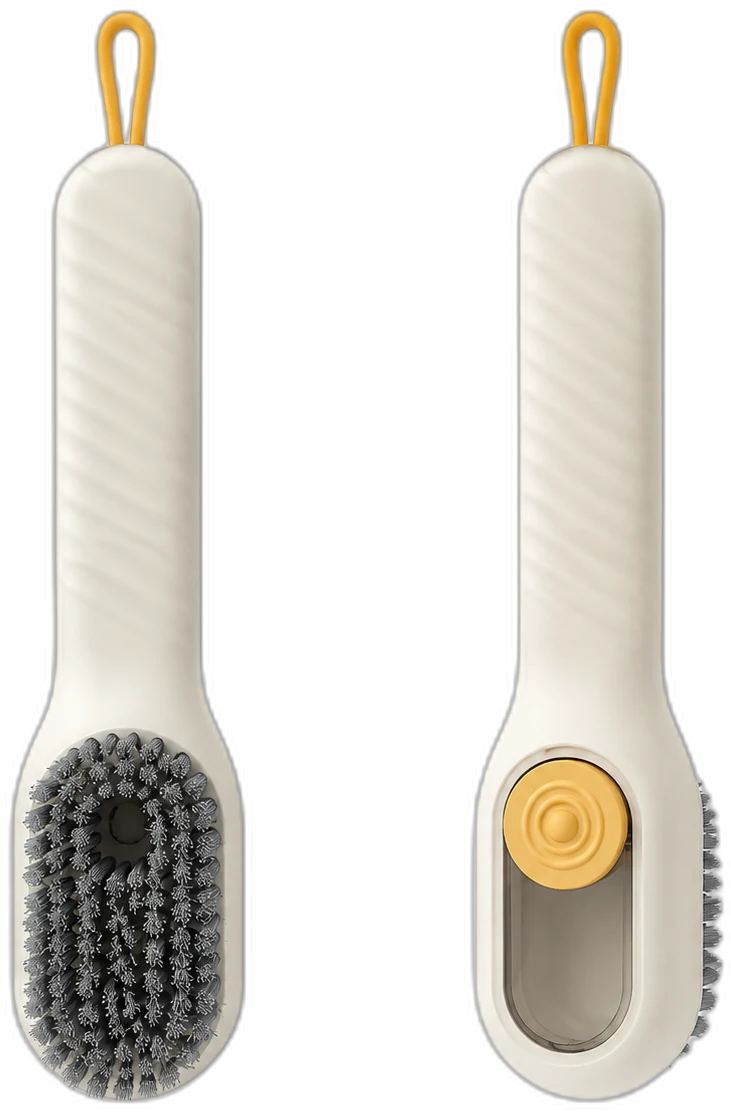 Soap Dispensing Dish Brush With Handle product for dishwashing with liquid dispensing
