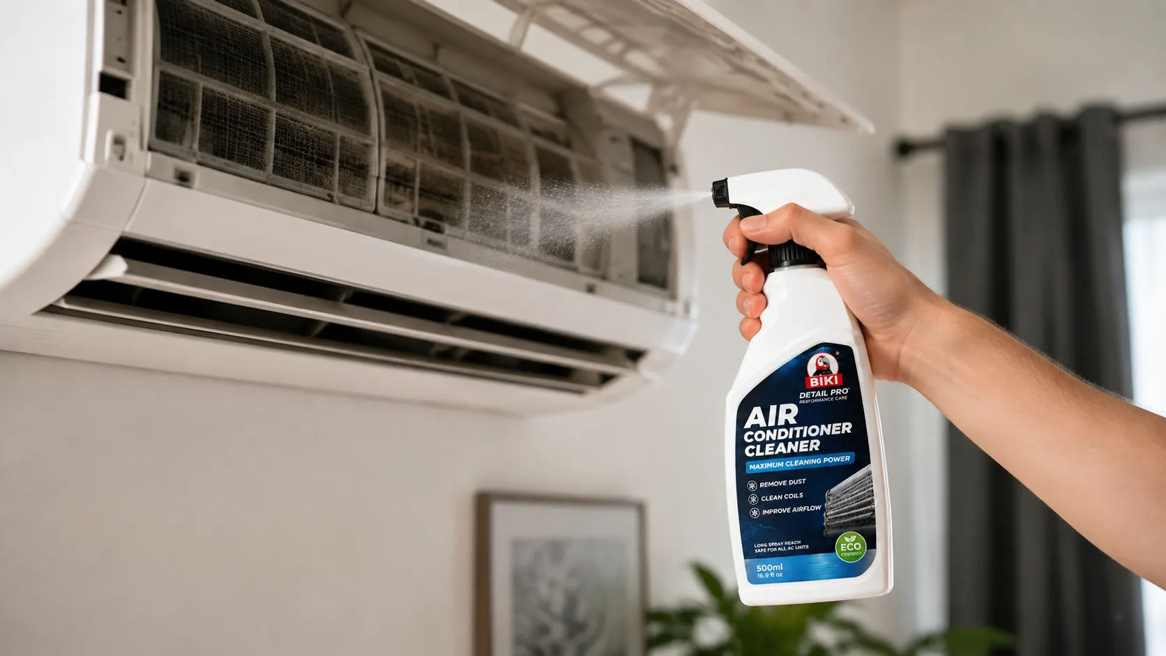 Air conditioner cleaning products for hot climate markets