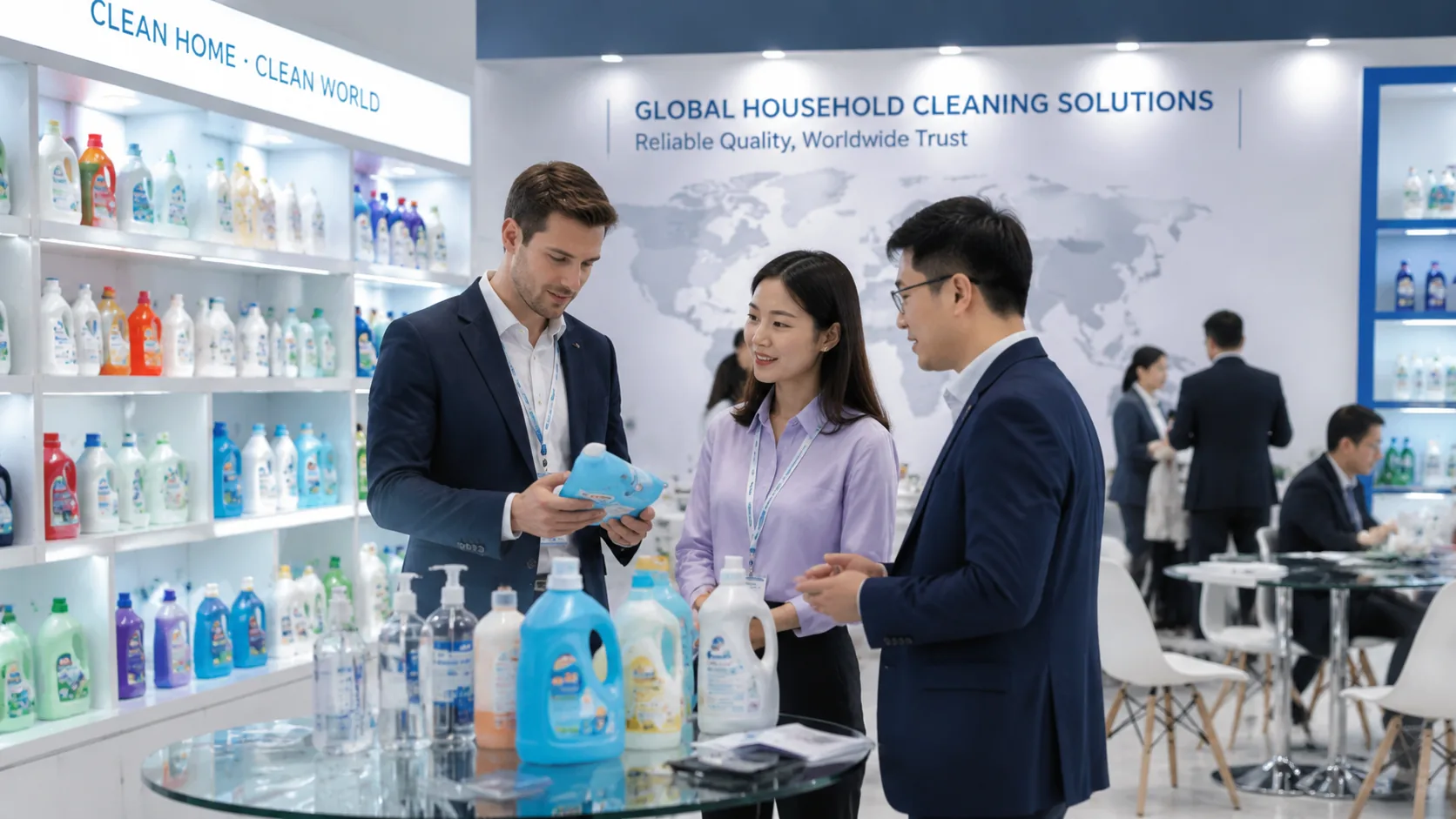 B2B household cleaning products market for international buyers