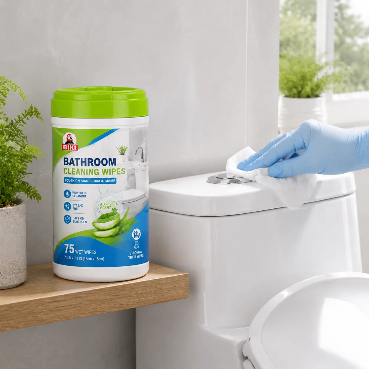 Bathroom Toilet Wipes Toilet Seat Cleaning | BIKI Home Care