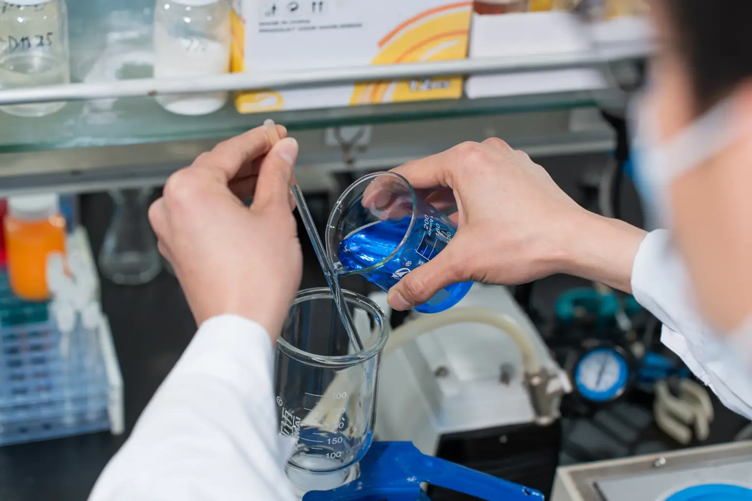 Laboratory formula development for home cleaning products