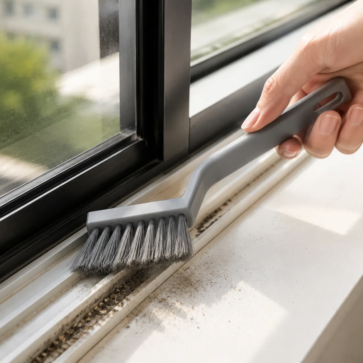 Crevice Cleaning Brush Sink Edge Grout Cleaning | BIKI Home Care