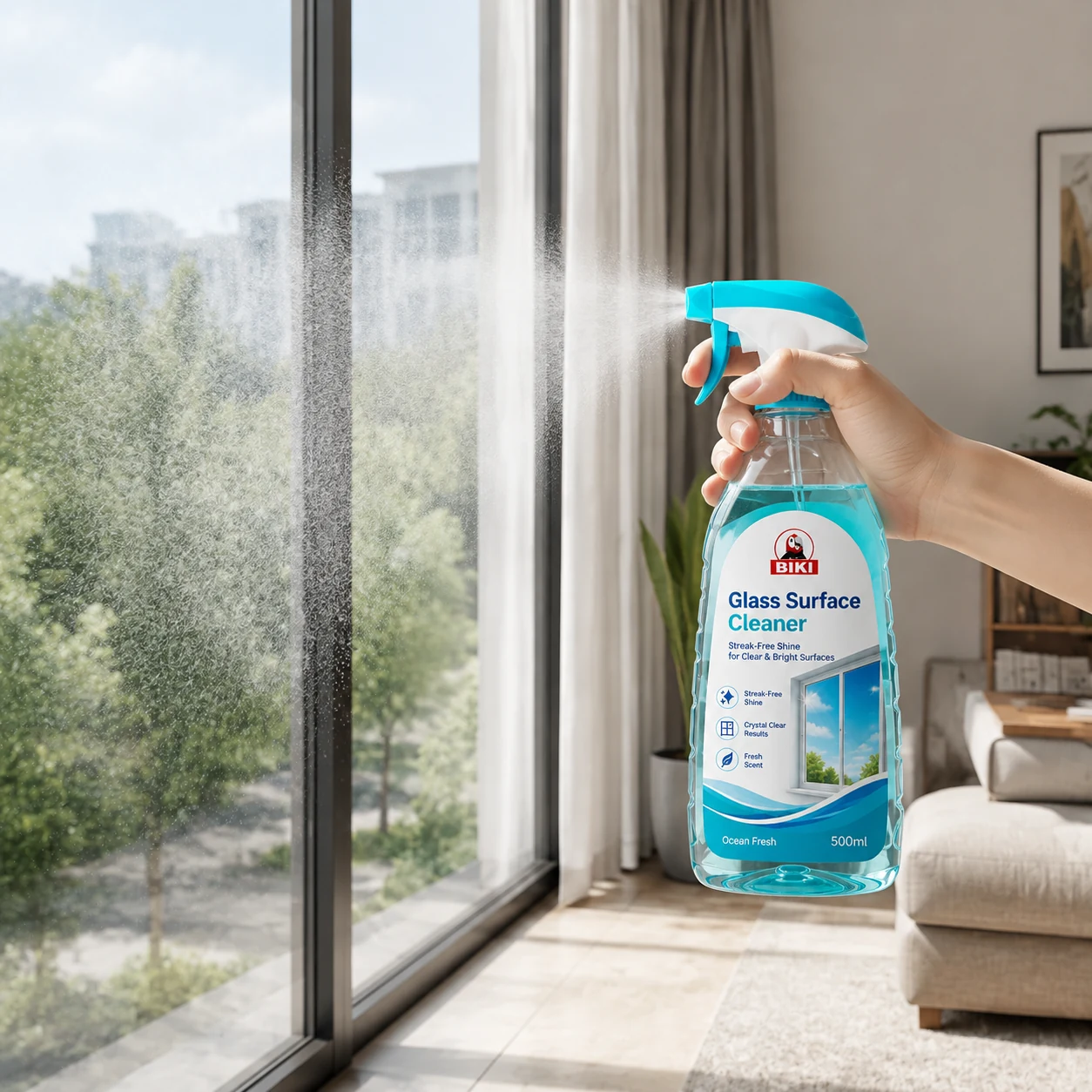 Glass Cleaner Spray Window Mist | BIKI Home Care