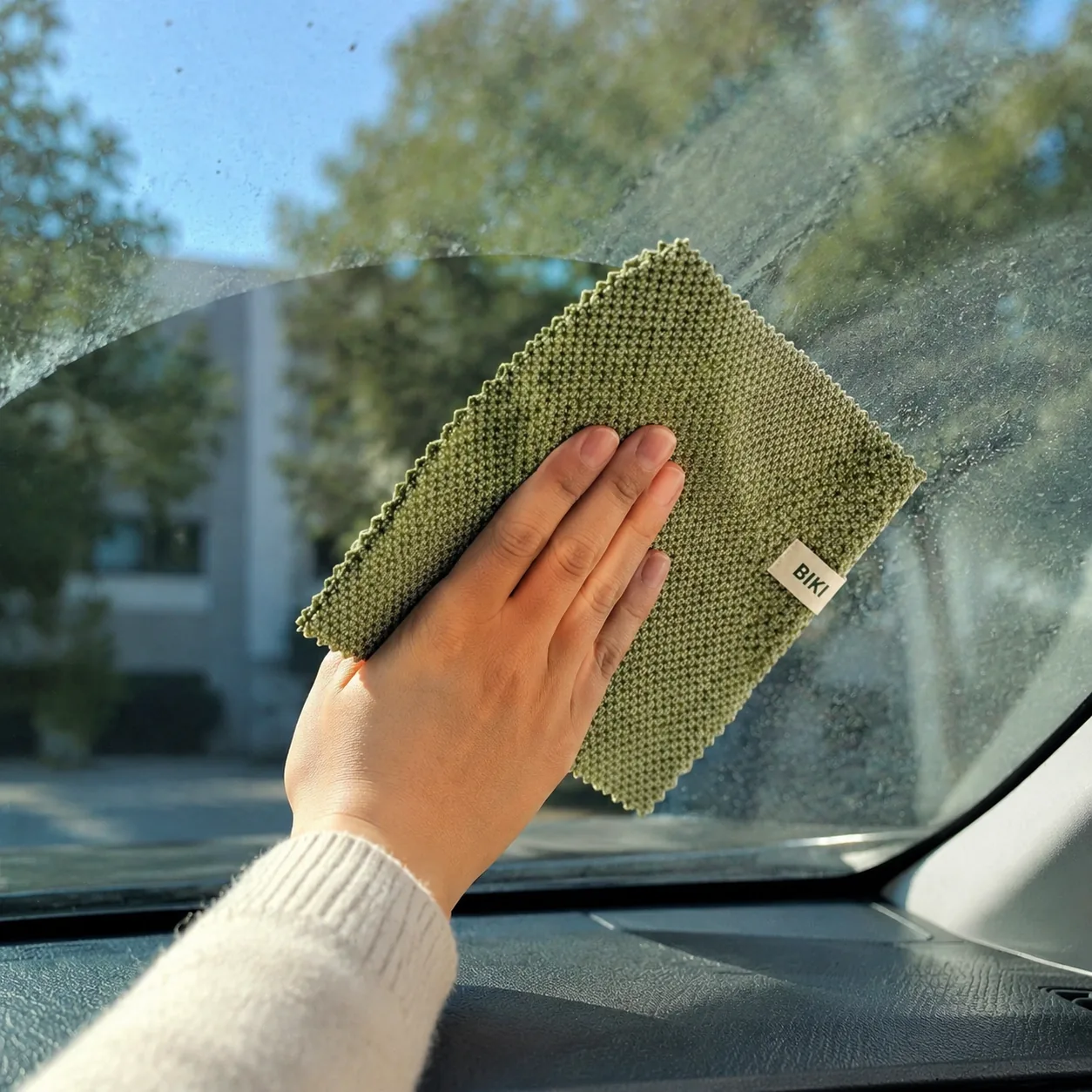 Glass Cleaning Microfiber Towel Car Windshield Dust Cleaning | BIKI Home Care