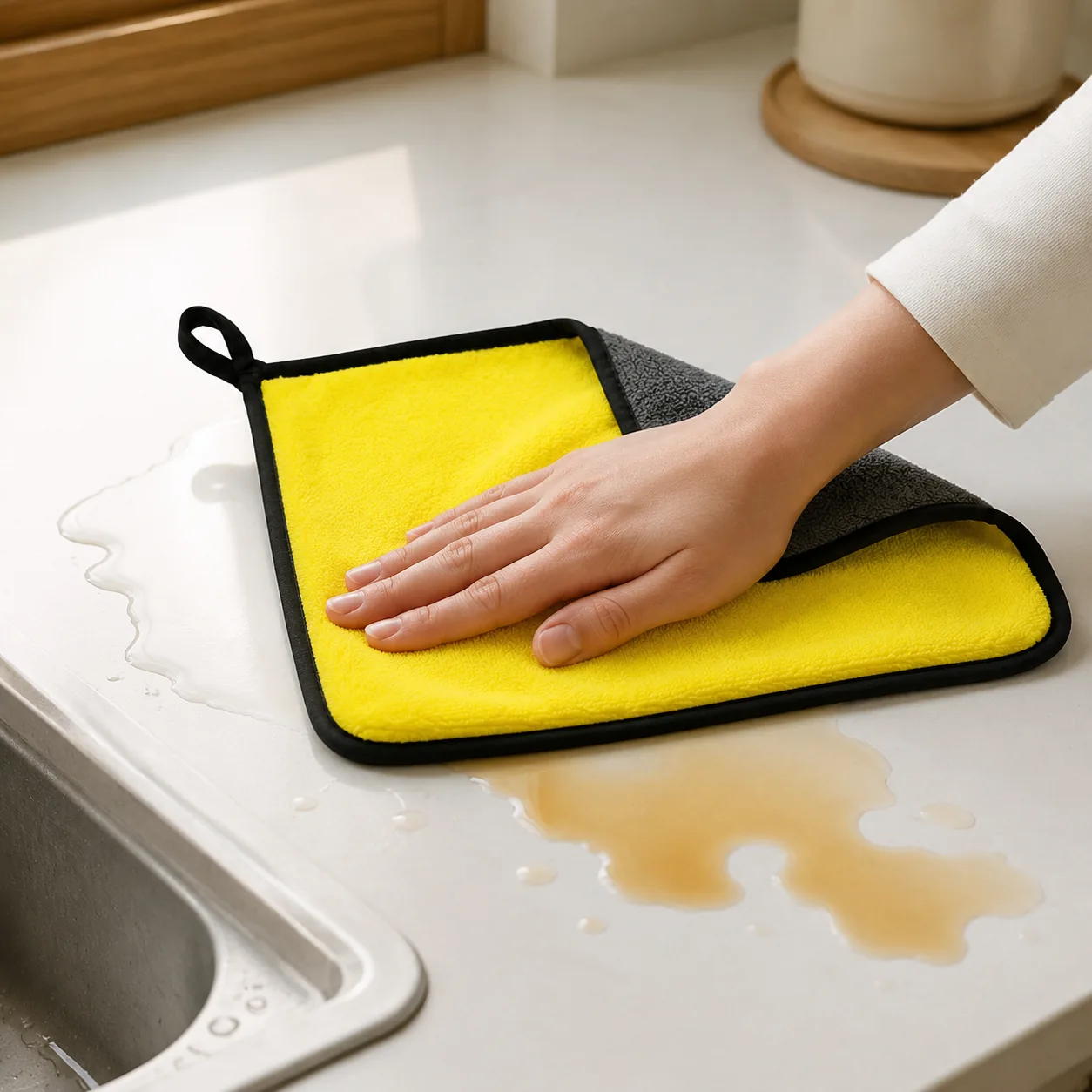 High Absorbency Cleaning Towel Kitchen Countertop Spill Absorbing | BIKI Home Care