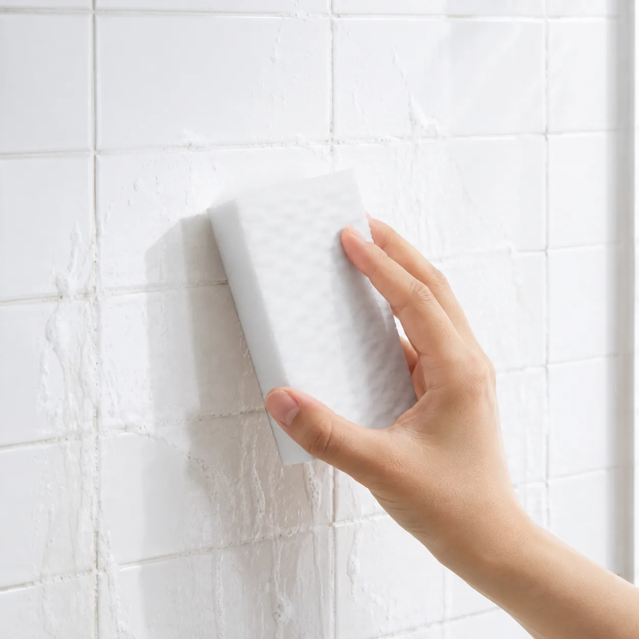 High Density Melamine Cleaning Sponge Bathroom Tile Soap Scum Cleaning | BIKI Home Care