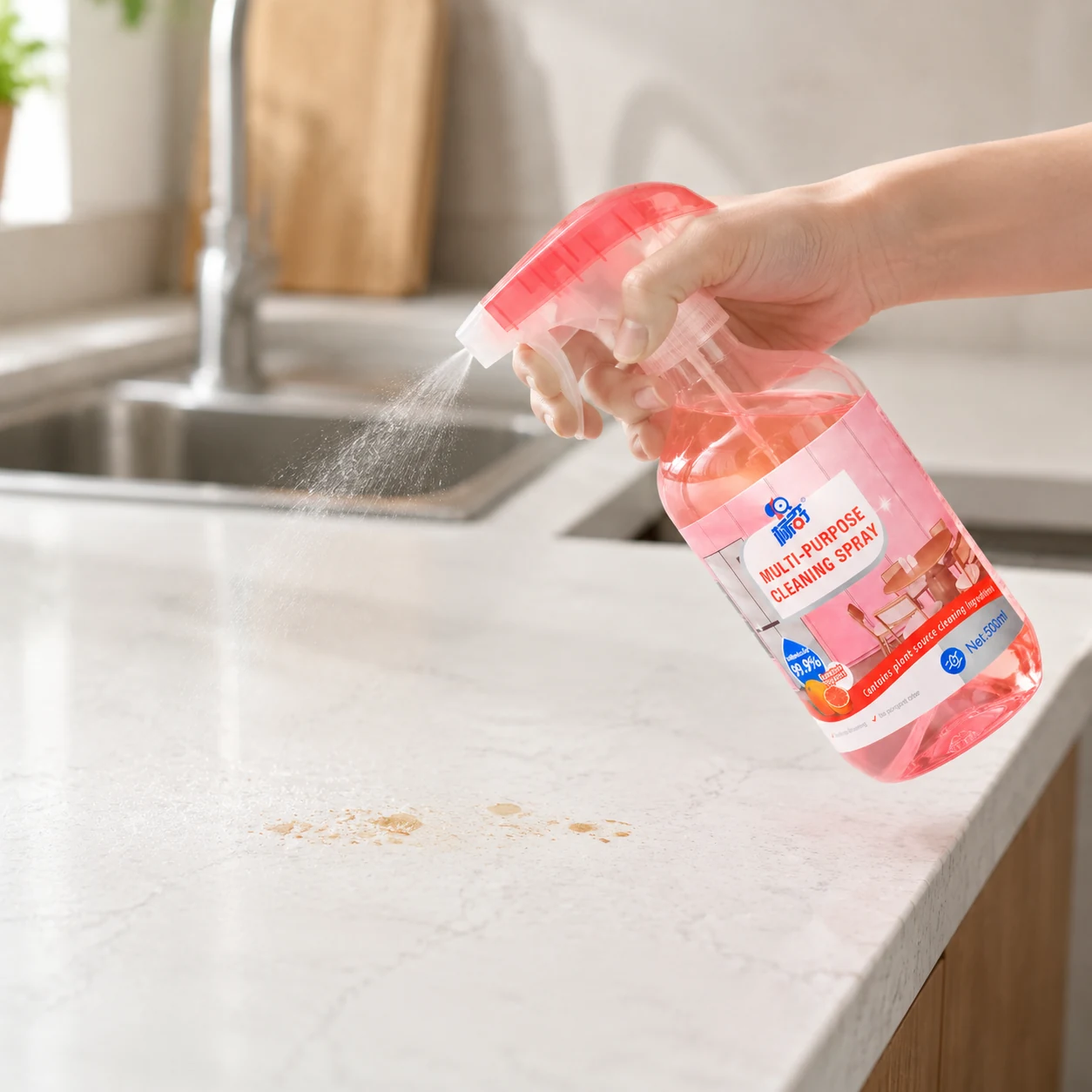 Multi Surface Cleaner Spray Kitchen Counter | BIKI Home Care