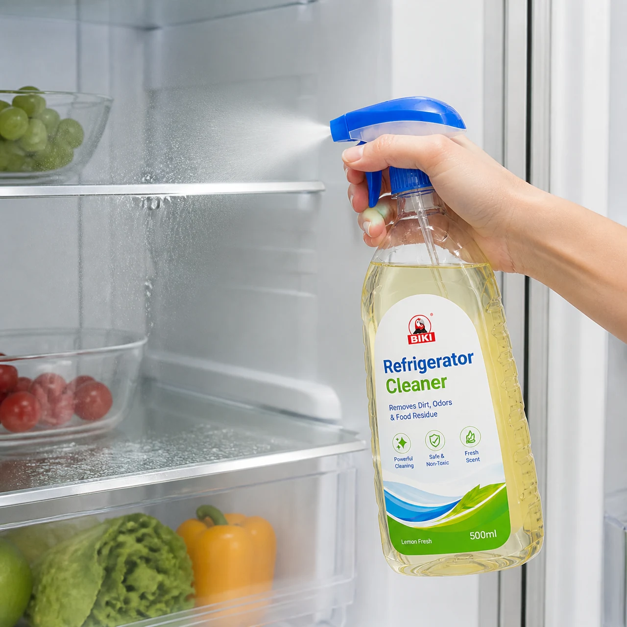 Refrigerator Cleaner Spray Fridge Interior | BIKI Home Care