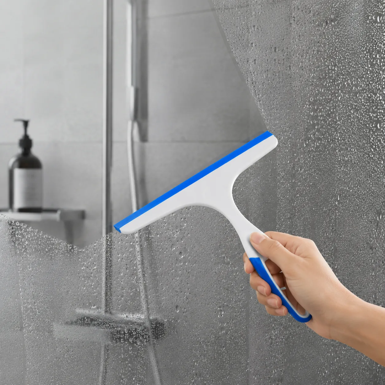 Window Glass Squeegee Shower Door Water Removal | BIKI Home Care