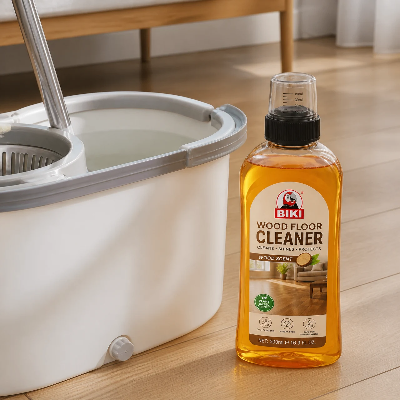 Wood Floor Care Cleaner product detail image 1 by BIKI Home Care