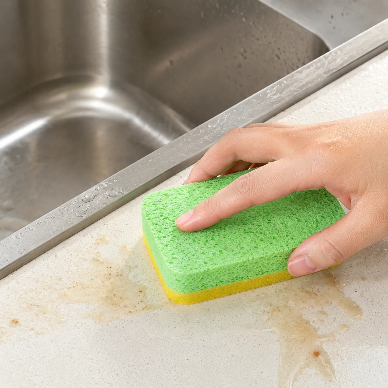 Wood Pulp Cellulose Cleaning Sponge Kitchen Sink Countertop Wiping | BIKI Home Care